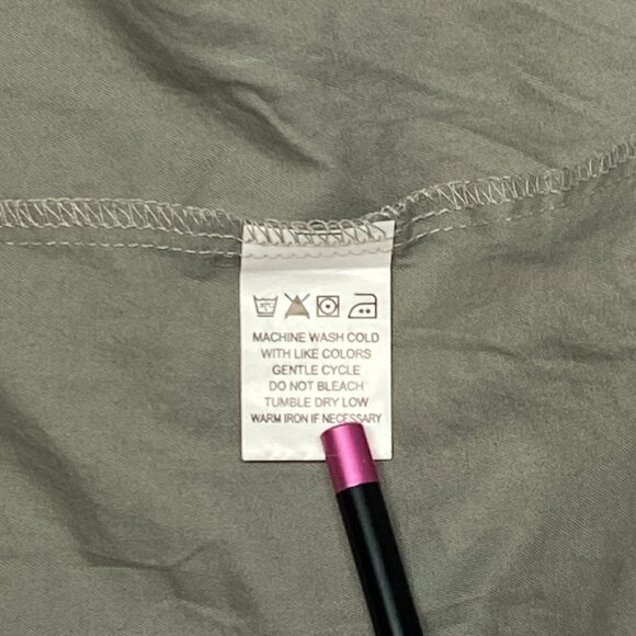 Falcon Bay 3X Grey Green Long Sleeve Collared Button Front Dress Shirt Tailored - Picture 12 of 12